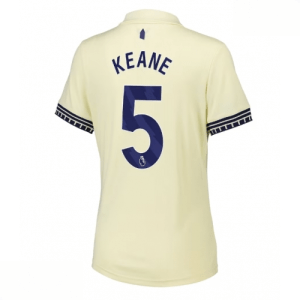 Echipament fotbal Everton Michael Keane #5 Tricou Deplasare 2025-26 pentru femei mânecă scurtă