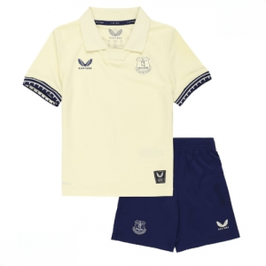 Echipament fotbal Everton Tricou Deplasare 2025-26 pentru copii tricou și pantaloni