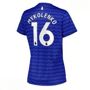 Echipament fotbal Everton Vitaliy Mykolenko #16 Tricou Acasa 2025-26 pentru femei mânecă scurtă