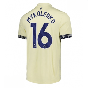 Echipament fotbal Everton Vitaliy Mykolenko #16 Tricou Deplasare 2025-26 pentru bărbați