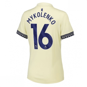 Echipament fotbal Everton Vitaliy Mykolenko #16 Tricou Deplasare 2025-26 pentru femei mânecă scurtă