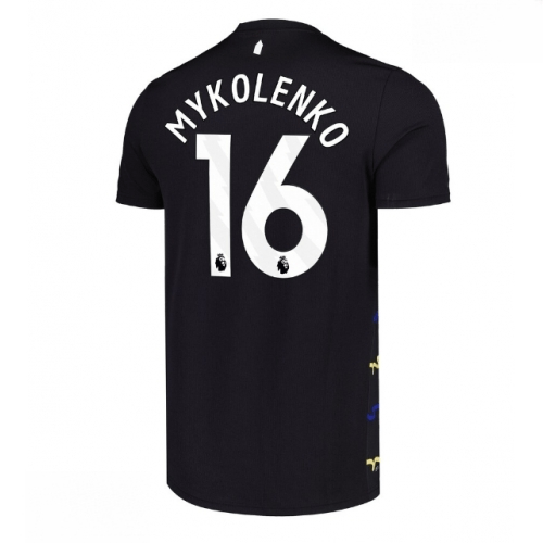 Echipament fotbal Everton Vitaliy Mykolenko #16 Tricou Treilea 2025-26 pentru bărbați 1 Echipament fotbal Everton Vitaliy Mykolenko #16 Tricou Treilea 2025-26 pentru bărbați