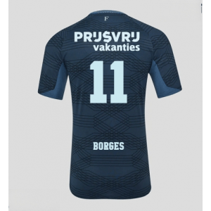 Echipament fotbal Feyenoord Goncalo Borges #11 Tricou Deplasare 2025-26 pentru bărbați