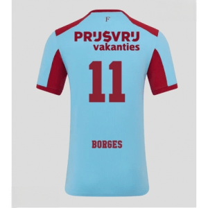 Echipament fotbal Feyenoord Goncalo Borges #11 Tricou Treilea 2025-26 pentru bărbați