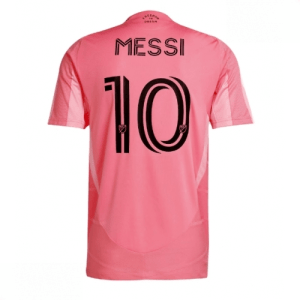 Echipament fotbal Inter Miami Lionel Messi #10 Tricou Acasa 2025-26 pentru bărbați