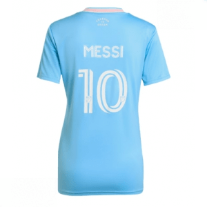 Echipament fotbal Inter Miami Lionel Messi #10 Tricou Treilea 2025-26 pentru femei mânecă scurtă