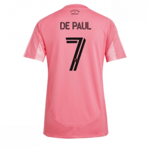 Echipament fotbal Inter Miami Rodrigo De Paul #7 Tricou Acasa 2025-26 pentru femei mânecă scurtă