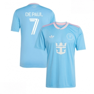 Echipament fotbal Inter Miami Rodrigo De Paul #7 Tricou Treilea 2025-26 pentru bărbați