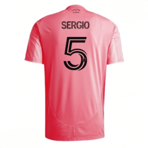 Echipament fotbal Inter Miami Sergio Busquets #5 Tricou Acasa 2025-26 pentru bărbați