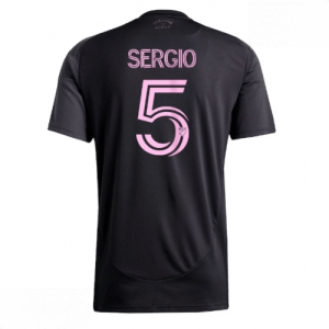 Echipament fotbal Inter Miami Sergio Busquets #5 Tricou Deplasare 2025-26 pentru bărbați