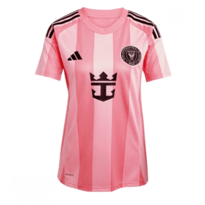 Echipament fotbal Inter Miami Tricou Acasa 2025-26 pentru femei mânecă scurtă