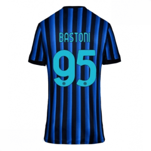 Echipament fotbal Inter Milan Alessandro Bastoni #95 Tricou Acasa 2025-26 pentru femei mânecă scurtă