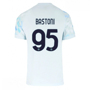 Echipament fotbal Inter Milan Alessandro Bastoni #95 Tricou Deplasare 2025-26 pentru bărbați