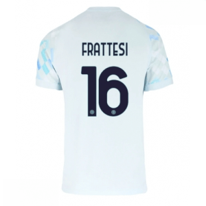 Echipament fotbal Inter Milan Davide Frattesi #16 Tricou Deplasare 2025-26 pentru bărbați