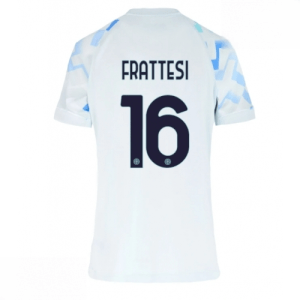 Echipament fotbal Inter Milan Davide Frattesi #16 Tricou Deplasare 2025-26 pentru femei mânecă scurtă