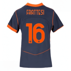 Echipament fotbal Inter Milan Davide Frattesi #16 Tricou Treilea 2025-26 pentru femei mânecă scurtă
