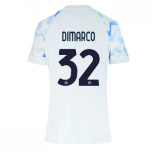 Echipament fotbal Inter Milan Federico Dimarco #32 Tricou Deplasare 2025-26 pentru femei mânecă scurtă