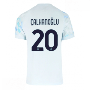 Echipament fotbal Inter Milan Hakan Calhanoglu #20 Tricou Deplasare 2025-26 pentru bărbați