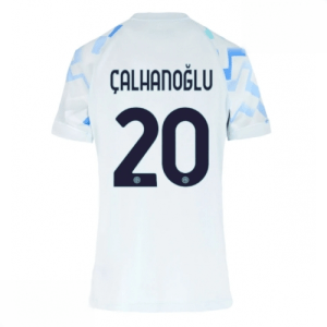 Echipament fotbal Inter Milan Hakan Calhanoglu #20 Tricou Deplasare 2025-26 pentru femei mânecă scurtă