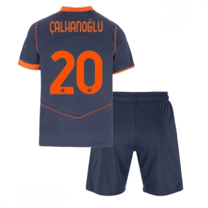 Echipament fotbal Inter Milan copii Hakan Calhanoglu #20 Tricou Treilea 2025-26 tricou + șort