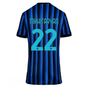 Echipament fotbal Inter Milan Henrikh Mkhitaryan #22 Tricou Acasa 2025-26 pentru femei mânecă scurtă