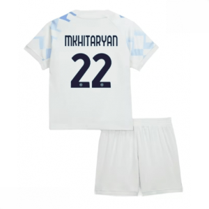 Echipament fotbal Inter Milan copii Henrikh Mkhitaryan #22 Tricou Deplasare 2025-26 tricou + șort