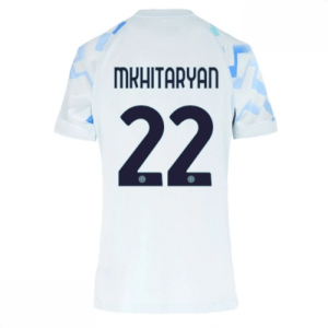 Echipament fotbal Inter Milan Henrikh Mkhitaryan #22 Tricou Deplasare 2025-26 pentru femei mânecă scurtă