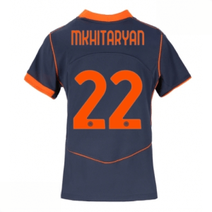 Echipament fotbal Inter Milan Henrikh Mkhitaryan #22 Tricou Treilea 2025-26 pentru femei mânecă scurtă