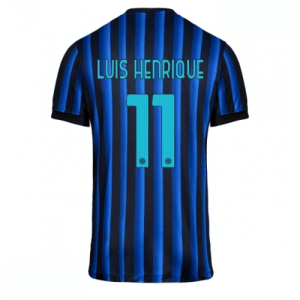 Echipament fotbal Inter Milan Luis Henrique #11 Tricou Acasa 2025-26 pentru bărbați