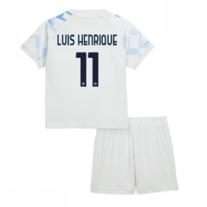 Echipament fotbal Inter Milan copii Luis Henrique #11 Tricou Deplasare 2025-26 tricou + șort
