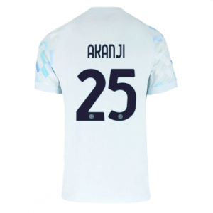 Echipament fotbal Inter Milan Manuel Akanji #25 Tricou Deplasare 2025-26 pentru bărbați