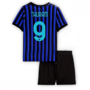 Echipament fotbal copii Inter Milan Marcus Thuram #9 Tricou Acasa 2025-26 pentru copii set