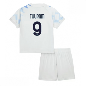 Echipament fotbal Inter Milan copii Marcus Thuram #9 Tricou Deplasare 2025-26 tricou + șort