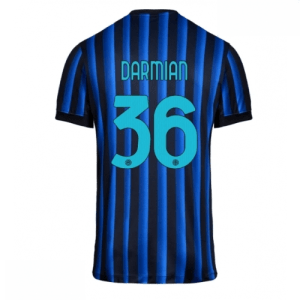 Echipament fotbal Inter Milan Matteo Darmian #36 Tricou Acasa 2025-26 pentru bărbați