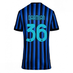 Echipament fotbal Inter Milan Matteo Darmian #36 Tricou Acasa 2025-26 pentru femei mânecă scurtă