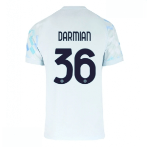 Echipament fotbal Inter Milan Matteo Darmian #36 Tricou Deplasare 2025-26 pentru bărbați
