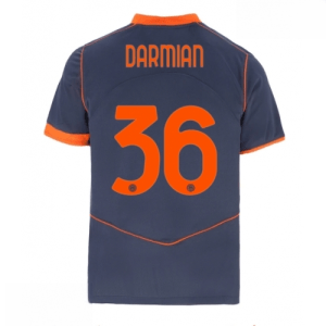 Echipament fotbal Inter Milan Matteo Darmian #36 Tricou Treilea 2025-26 pentru bărbați