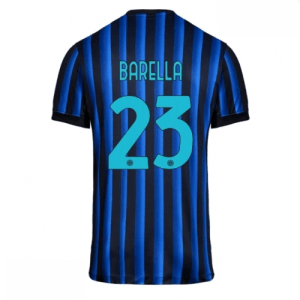 Echipament fotbal Inter Milan Nicolo Barella #23 Tricou Acasa 2025-26 pentru bărbați