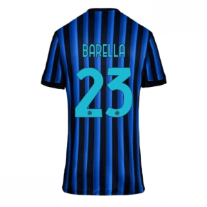 Echipament fotbal Inter Milan Nicolo Barella #23 Tricou Acasa 2025-26 pentru femei mânecă scurtă