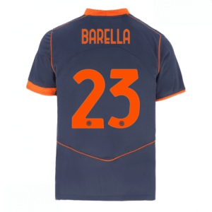 Echipament fotbal Inter Milan Nicolo Barella #23 Tricou Treilea 2025-26 pentru bărbați