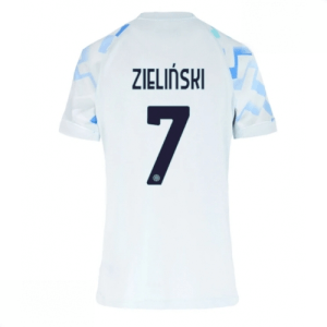 Echipament fotbal Inter Milan Piotr Zielinski #7 Tricou Deplasare 2025-26 pentru femei mânecă scurtă