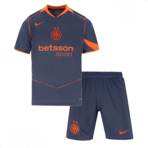 Echipament fotbal Inter Milan copii Tricou Treilea 2025-26 tricou + șort