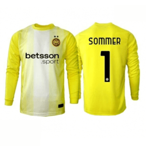 Echipament fotbal Inter Milan Yann Sommer #1 Portar Tricou Deplasare 2025-26 maneca lunga