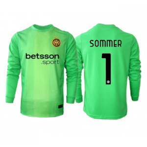 Echipament fotbal Inter Milan Yann Sommer #1 Portar Tricou Treilea 2025-26 maneca lunga