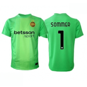 Echipament fotbal Inter Milan Yann Sommer #1 Portar Tricou Treilea 2025-26 pentru bărbați