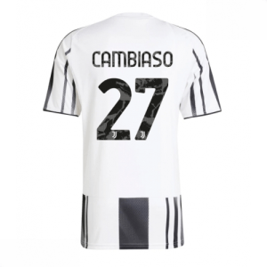 Echipament fotbal Juventus Andrea Cambiaso #27 Tricou Acasa 2025-26 pentru bărbați
