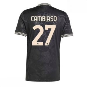 Echipament fotbal Juventus Andrea Cambiaso #27 Tricou Treilea 2025-26 pentru bărbați