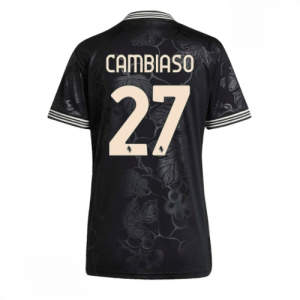 Echipament fotbal Juventus Andrea Cambiaso #27 Tricou Treilea 2025-26 pentru femei mânecă scurtă
