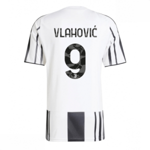 Echipament fotbal Juventus Dusan Vlahovic #9 Tricou Acasa 2025-26 pentru bărbați