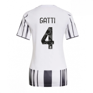 Echipament fotbal Juventus Federico Gatti #4 Tricou Acasa 2025-26 pentru femei mânecă scurtă